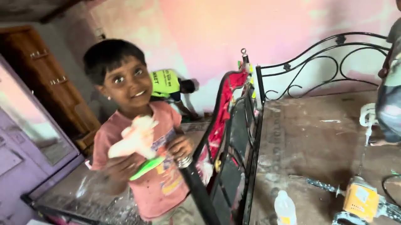 Painting & party ￼🎉)( ghar painting 🖼️) #youtubeviralvideo #vbloger #minivlog 