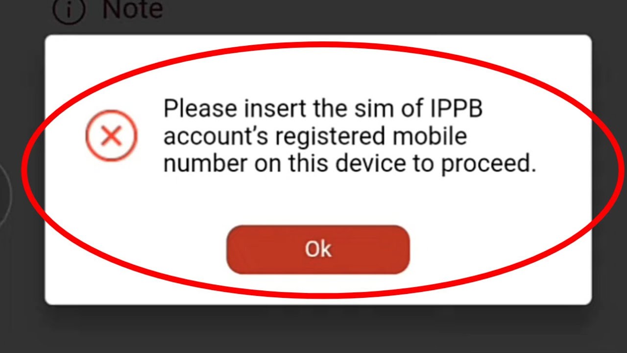 IPPB Fix Please Insert the sim of IPPB account's registered mobile number on this device to proceed