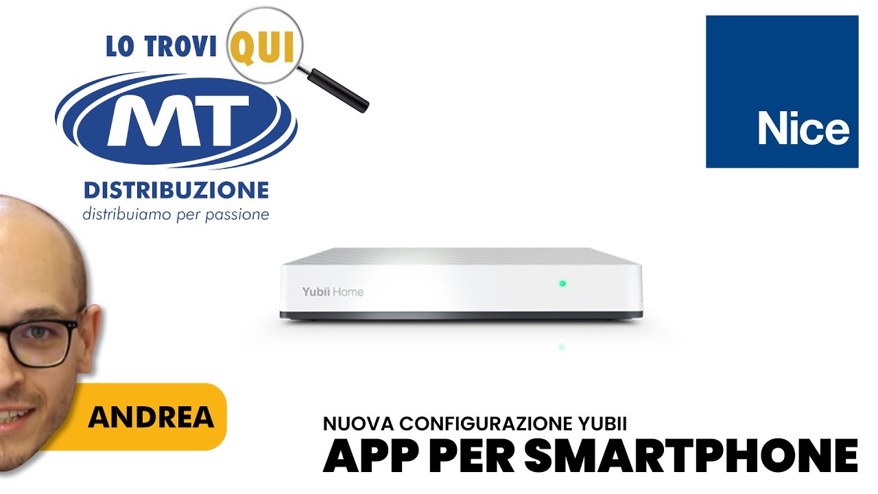 Come configurare Yubii Nice con lo smartphone