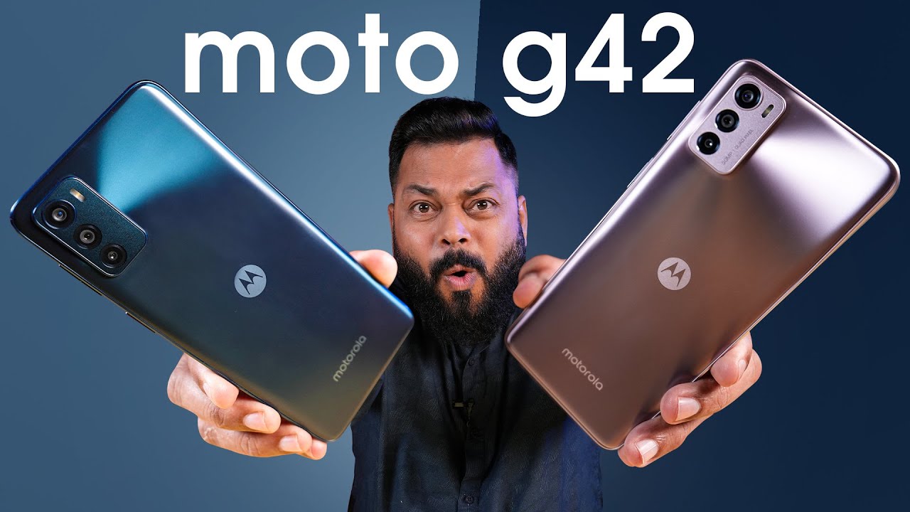 moto g42 Unboxing & First Impressions⚡AMOLED @ Rs.12,999* !