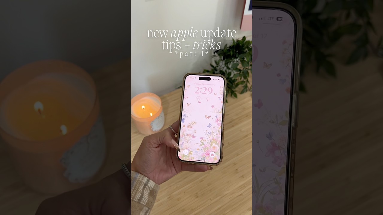 теперь мой экран блокировки может быть МИЛЫМ!!☕️💕📱✨ #ios18 #iphone