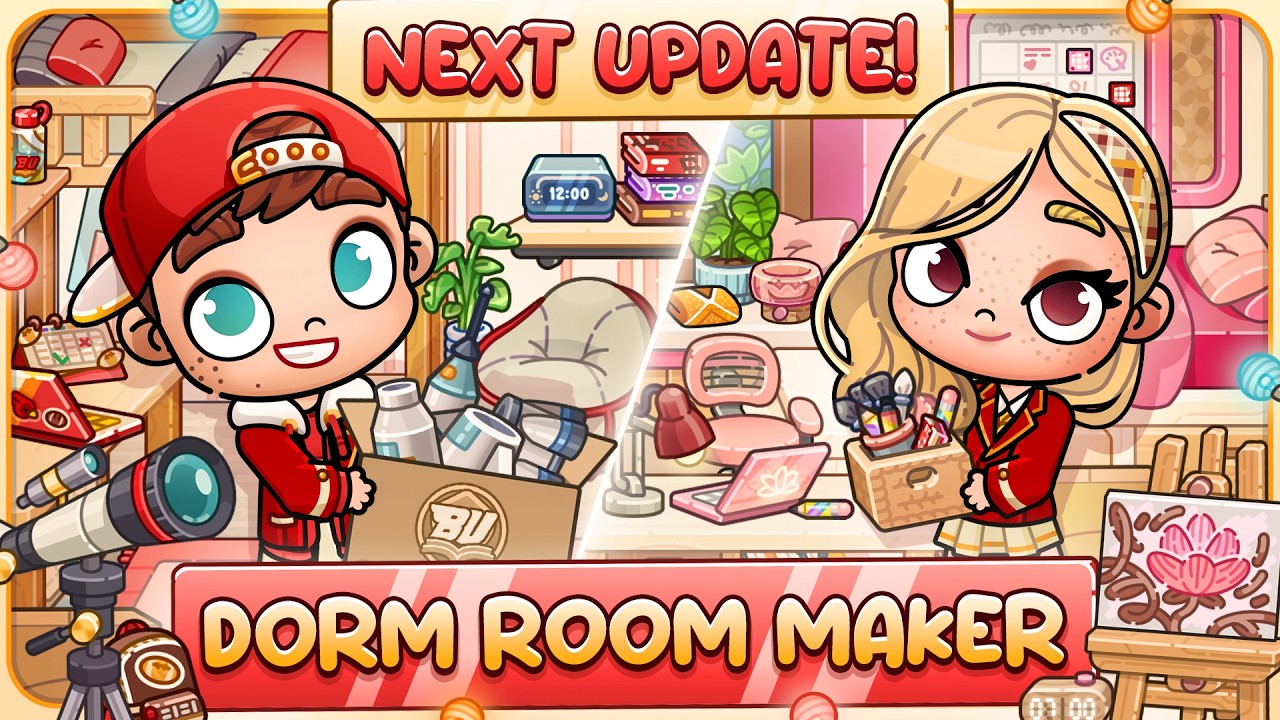 Dorm Room Maker TRAILER 🏘️📦 | Next Update! 📢 | Avatar World