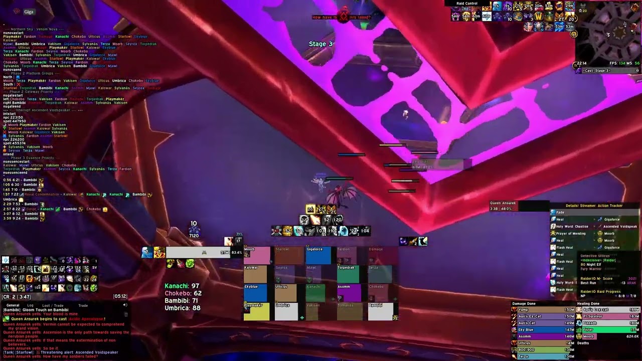Mythic Queen Ansurek - Holy Priest PoV - Indecisive
