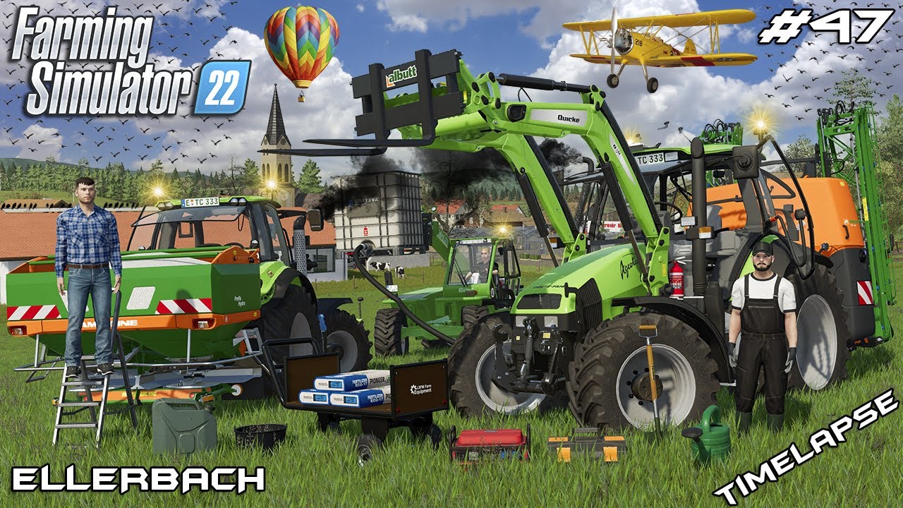 TESTING AMAZON SPRAYER & FERTIAZING MEADOWS w/@kedex | Ellerbach | Farming Simulator 22 | Episode 47