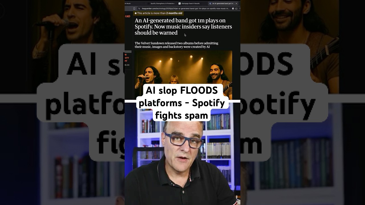 AI slop FLOODS platforms - Spotify fights spam