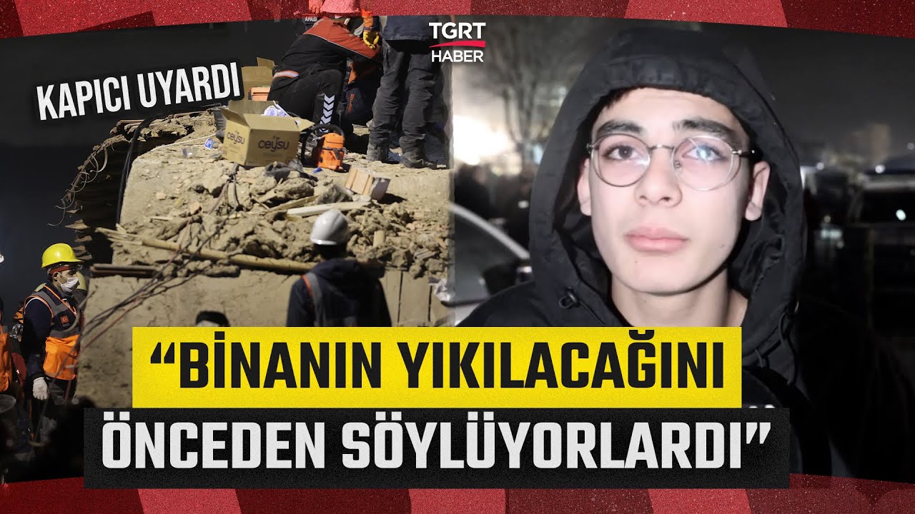 Konya'da Çöken Binada Kalanlar Anlattı: Binanın Yıkılacağını Biliyorlarmış! - TGRT Haber