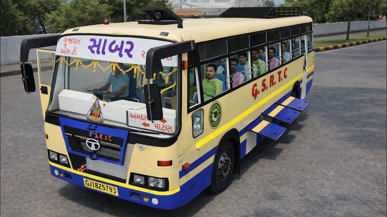 // How to add gsrtc bus mod download // bus simulator indonesia 🙂 //