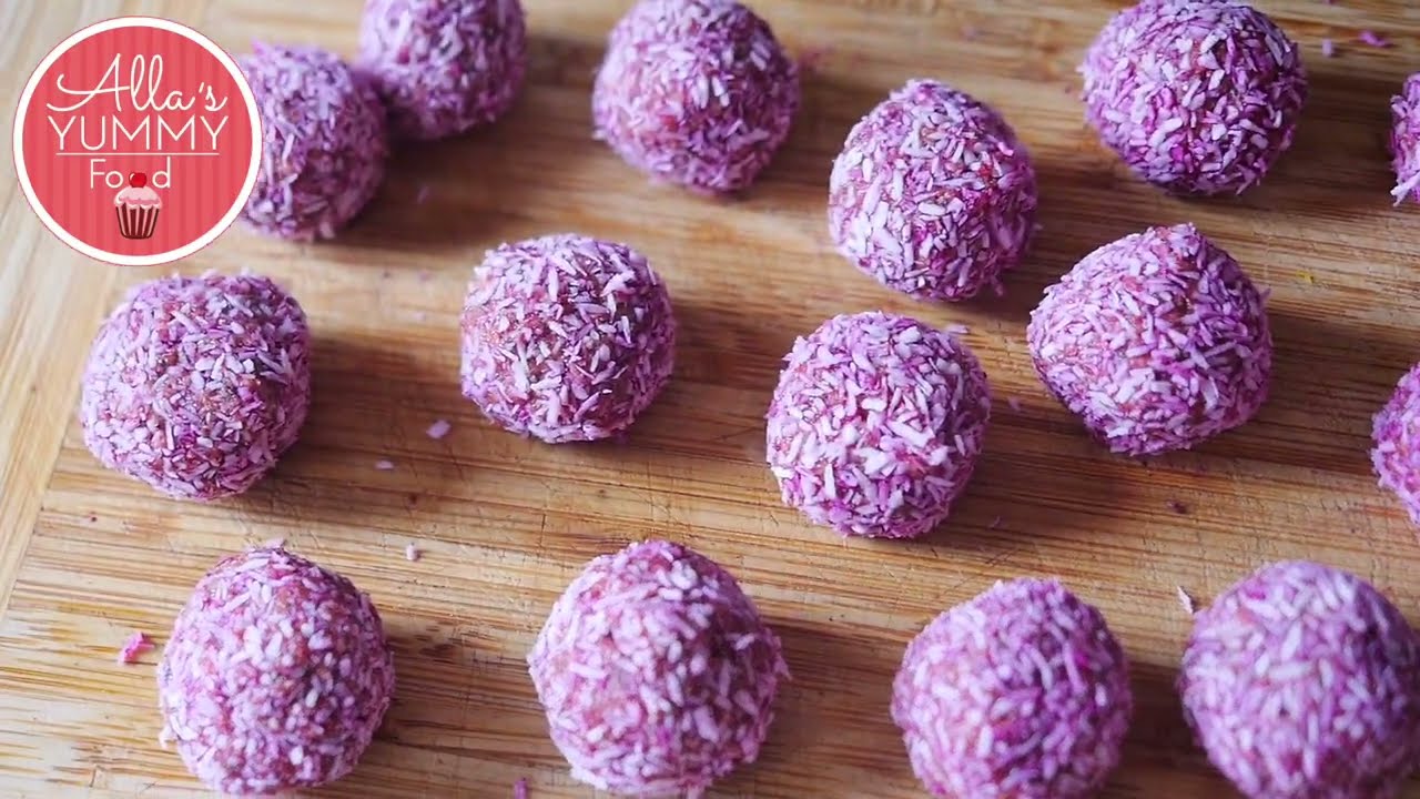 How to Make Dragon Fruit Protein Balls | Dragon Fruit Protein Balls Recipe