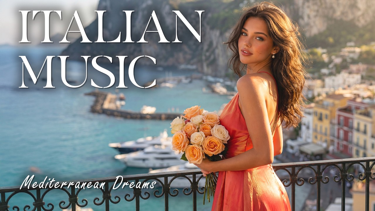 🎶 Italian Vibes & Mediterranean Music 🎶 2+ Hours for Lake Como Relaxation & Scenic Views