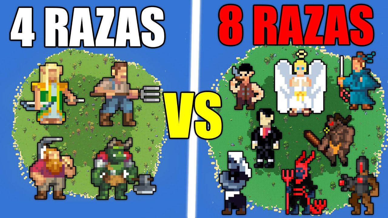 Las 4 Razas Originales vs 8 Razas Nuevas ¿Quién Ganará?