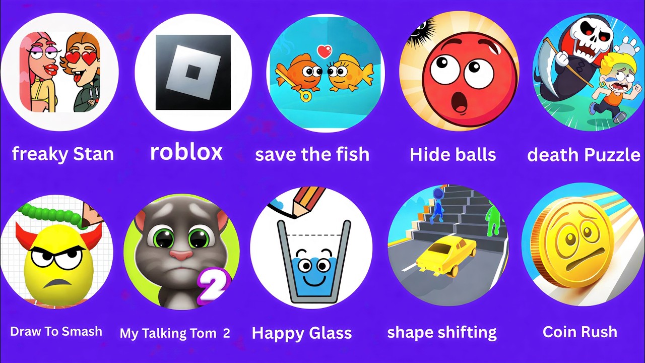 Draw To Smash, Shape Shifting, Roblox ,Find The Alien 2,Happy Glass, Coin Rush, Layer Man |Gameplay
