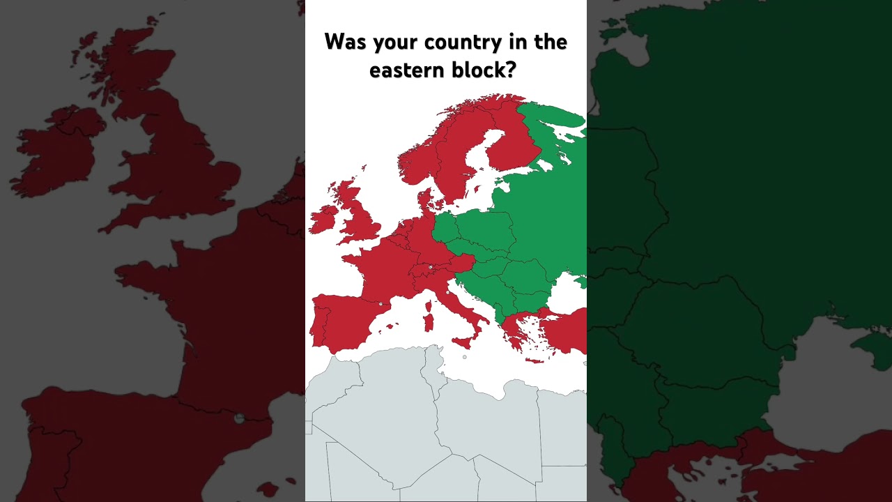 Was your country in the eastern block?  #geography #europe @GamerVille_Mapping716 ￼