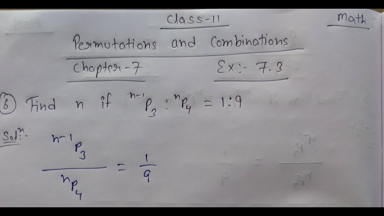 Find n if ^n-1 p3:^n p4=1:9