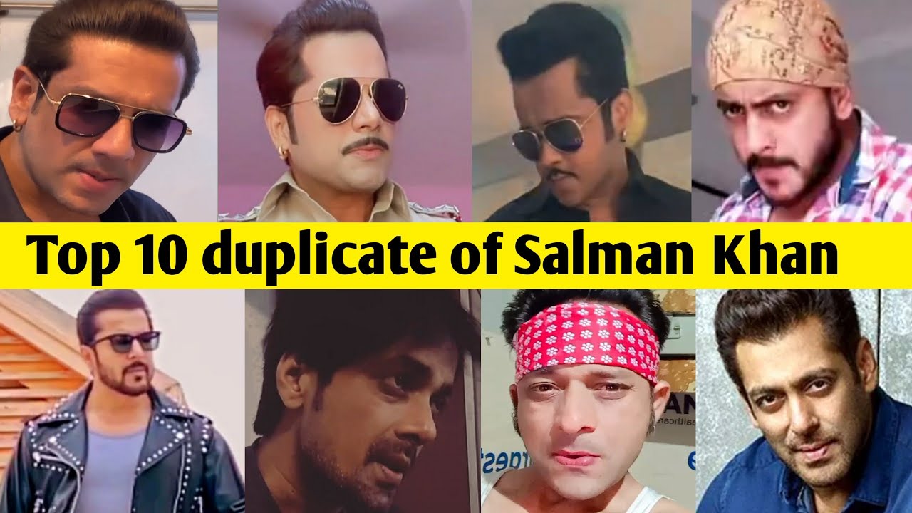 Top 10 famous duplicate of Salman Khan on social media । सलमान खान के डुप्लीकेट