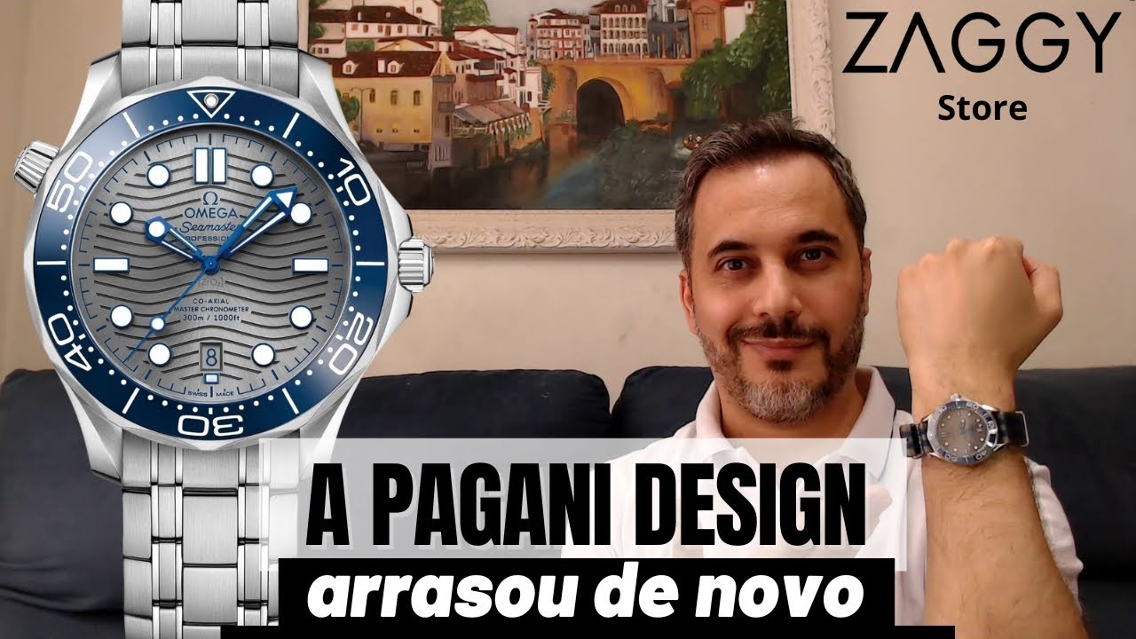 A PAGANI DESIGN ARRASOU DE NOVO! MODELO PD 1685 - DUPE DO SEAMASTER 300M DIVER