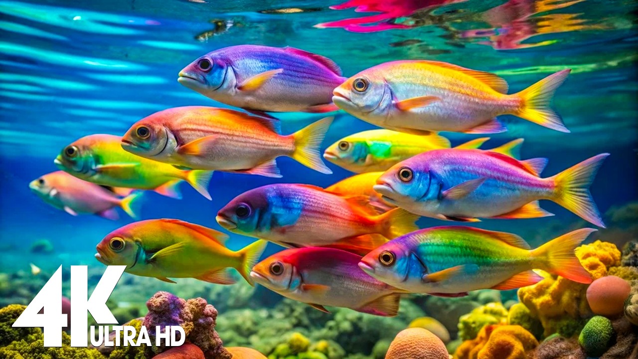 Incredible Aquarium 4K ULTRA HD | Dive Deep & Explore the Ocean's Hidden World - Dream Life
