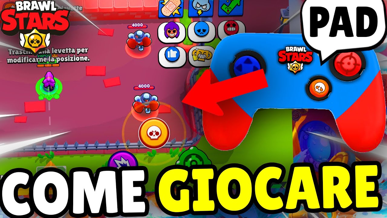 Come GIOCARE con il PAD/CONTROLLER!!!-Brawl Stars ITA