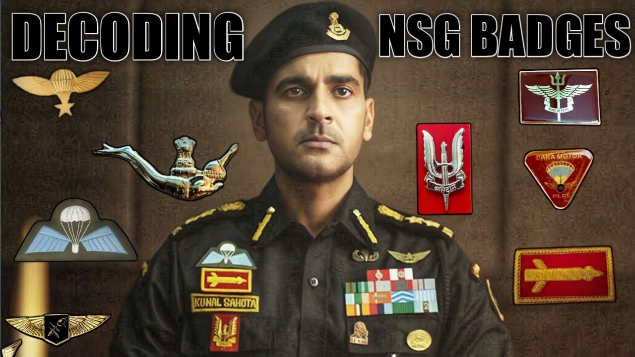 #93 What are Badges Worn By NSG Commando | PARA Badges In NSG | #100_days_challenge