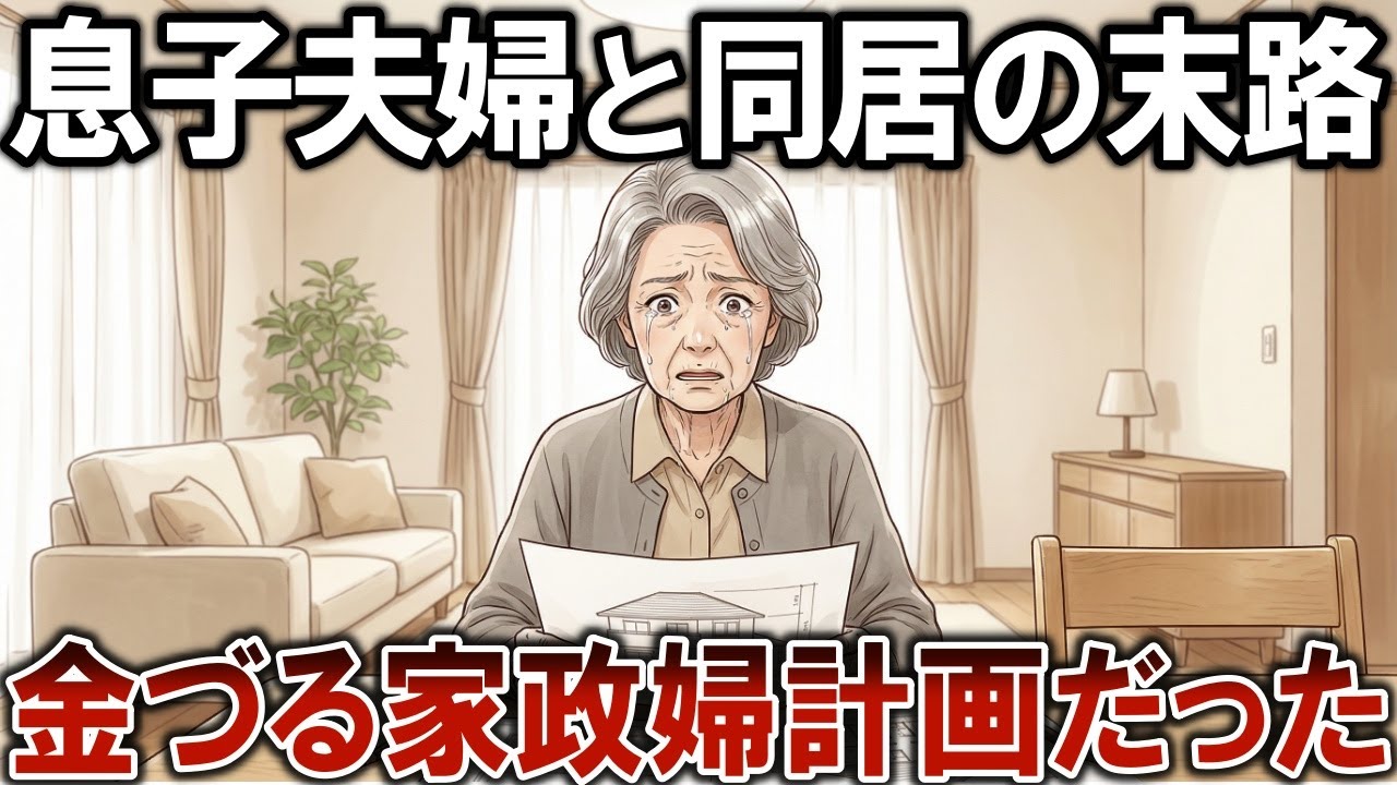 【息子との絶縁】息子夫婦と一緒に住む新居の間取り図を見て気付いた。私の部屋がない…契約当日に反撃した結果【シニア・朗読・息子夫婦・スカッと】