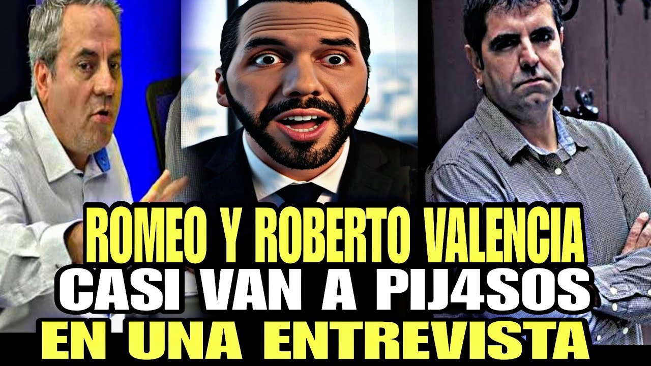 BOMBAZO ROMEO AUERBACH Y ROBERTO VALENCIA CASI SE VAN ALOS PIJ4S0S EN UNA ENTREVISTA QUE ESTUVIERON