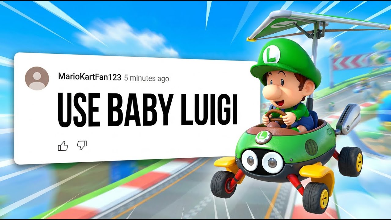 Baby Luigi For Tosh! | Online Mario Kart Gameplay