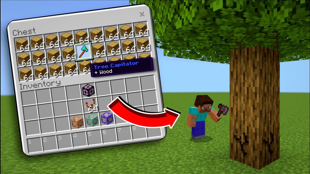Mine Multiple Blocks at Once! using COMMANDS?!