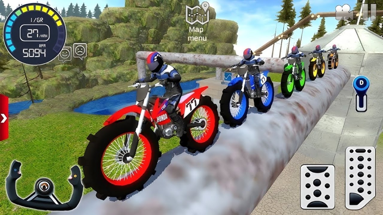 Motocross Dirt Bikes driving ExtremeOff-Road #4 - Offroad Outlaws motor bikeGame Android Gameplay