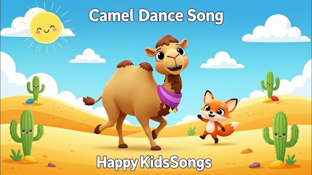 Camel Dance Song for Toddlers | Cammy the Dancing Camel | HappyKidsSongs
