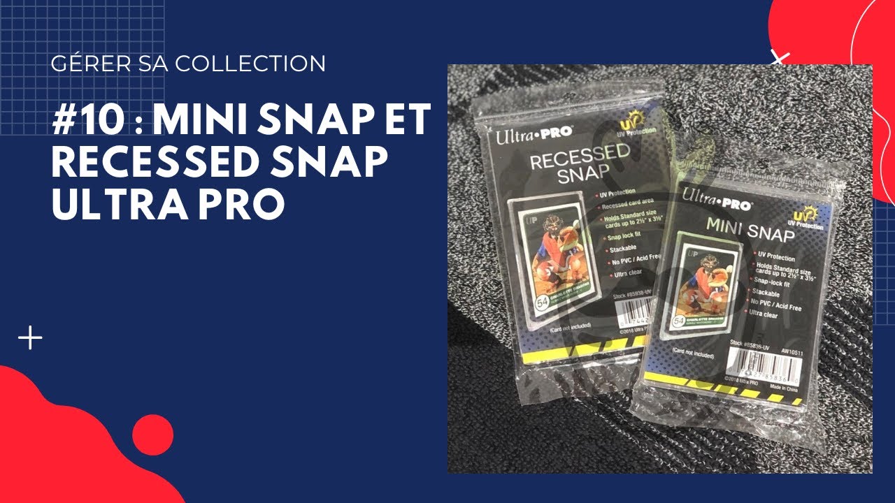 Gérer sa collection #10 : Mini et Recessed Snap Ultra Pro #tradingcards #sportscards #TCG #Supplies