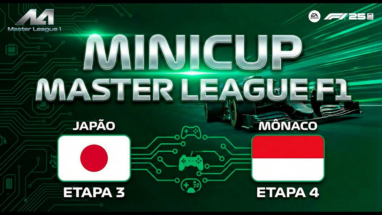 ML1 MINICUP - PRÉ-TEMPORADA - GP DO JAPÃO & GP DE MÔNACO - ETAPAS 3 & 4