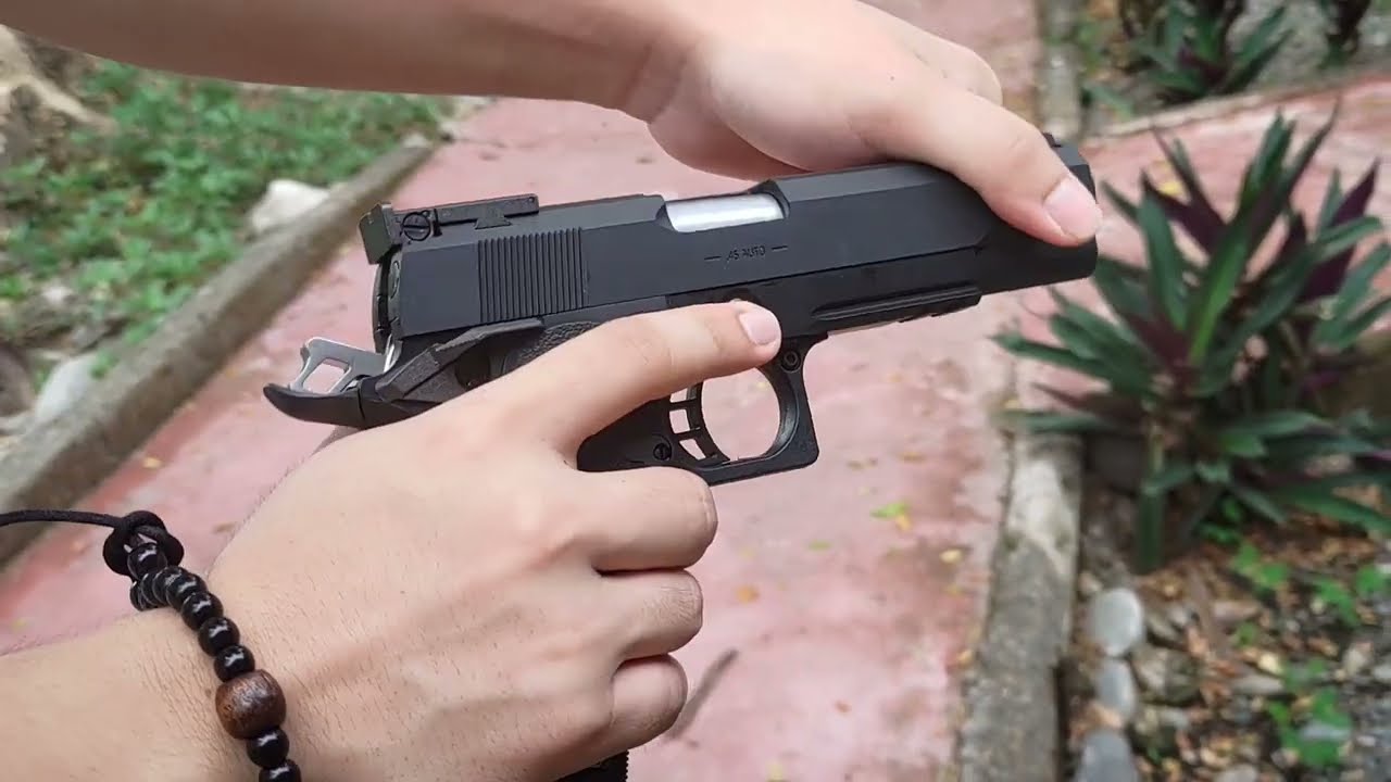 WE- Tech Hi-Capa 5.1 R - Airsoft Shooting out of the box