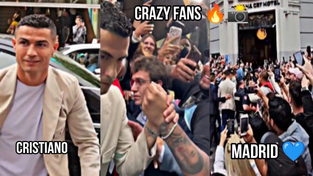 Public Go Crazy For Cristiano Ronaldo & Georgina Rodriguez at Madrid🇪🇸🔥📸