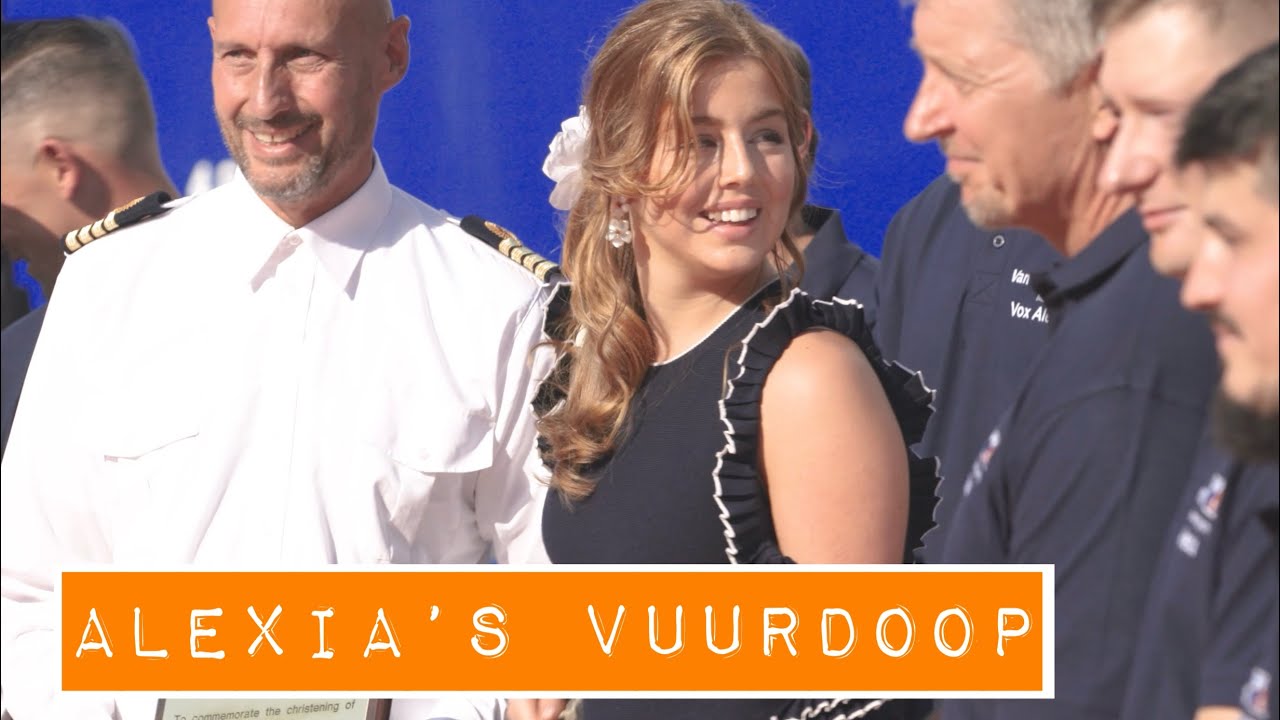 Alexia’s eerste werkdag als prinses