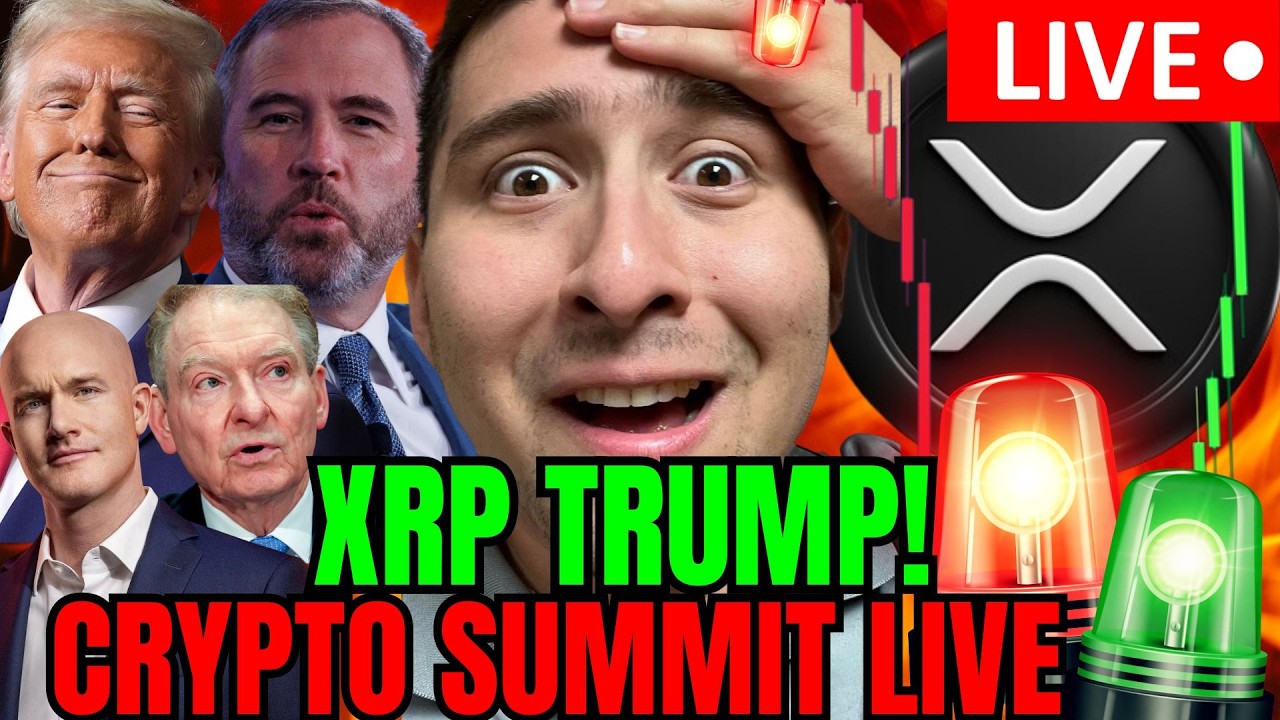 XRP Official Crypto Summit White House NEWS! XRP PUMP LIVE