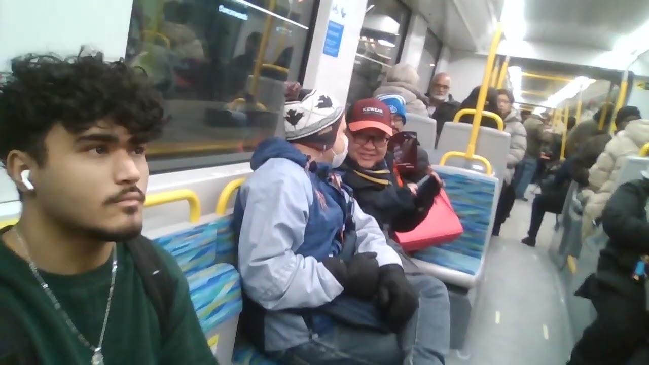 WIN 20251207 17 10 tour trip to finch west station with LRT Tour