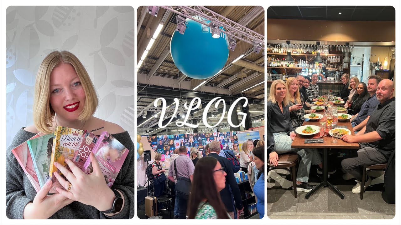 Vlogg från Bokmässan i Göteborg 2022 + Book Haul ~ Anna Christina ~