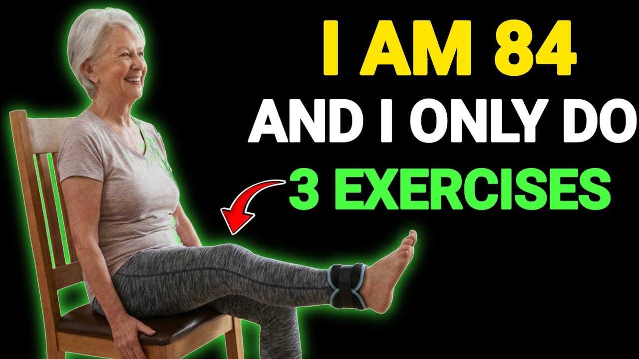 Over 60? This 5-Minute Chair Workout Relieves Knee Pain & Strengthens Legs FAST