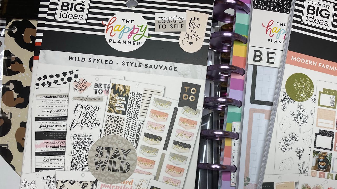 The Happy Planner Spring 2020 Release Haul | Wild Styled Modern Farmhouse | Michaels Joann