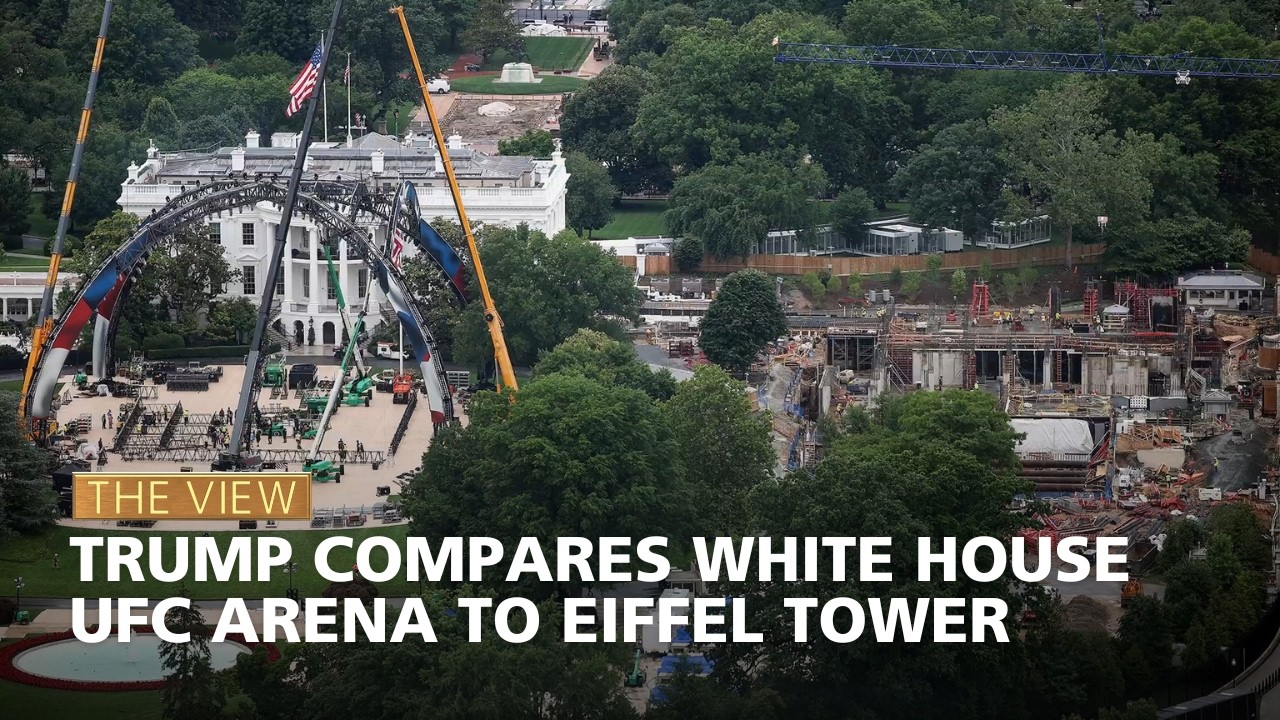 Trump Compares White House UFC Arena to Eiffel Tower | The View