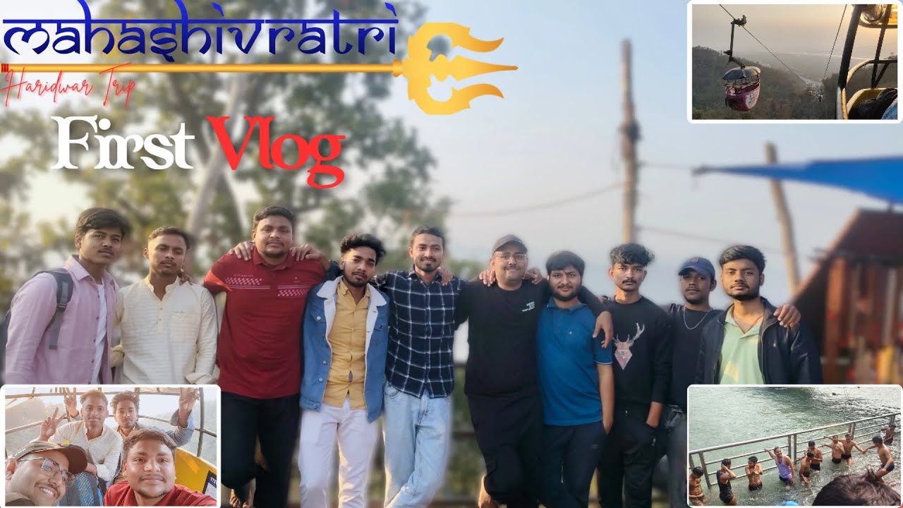 My first vlog 😍 | 2026 || Haridwar Vlog || Har Ki Pauri Snan 🌊 & Chandi Devi Darshan 🛕#FirstVlog 