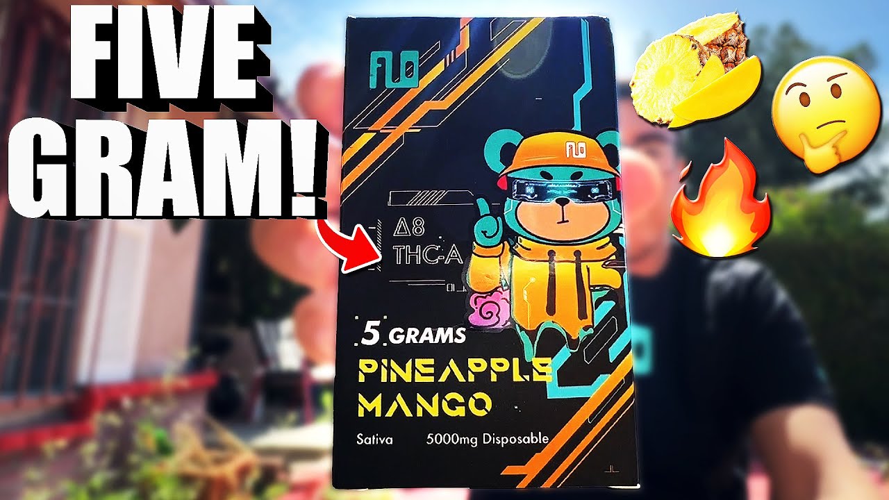 MY FIRST 5 GRAM DISPOSABLE! | FLO 5 GRAM THC-A REVIEW!