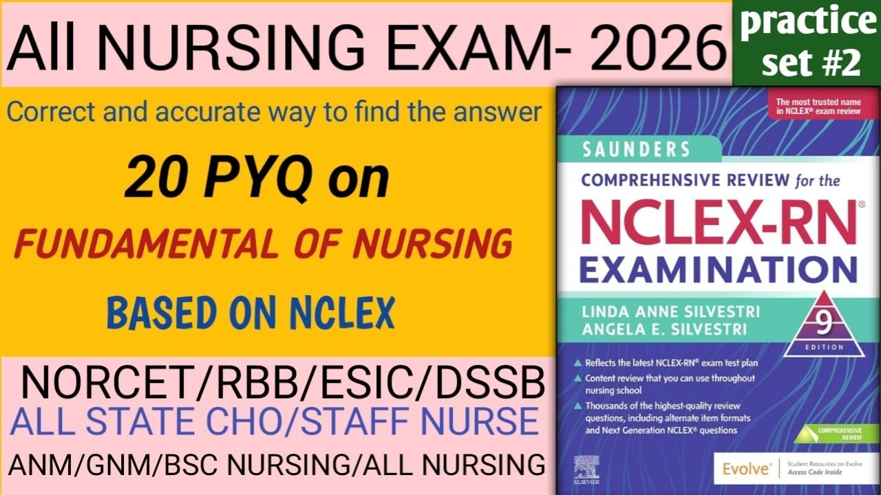 Fundamental of nursing PYQ | fundamental of nursing MCQs | important nursing PYQ | nursing MCQs  