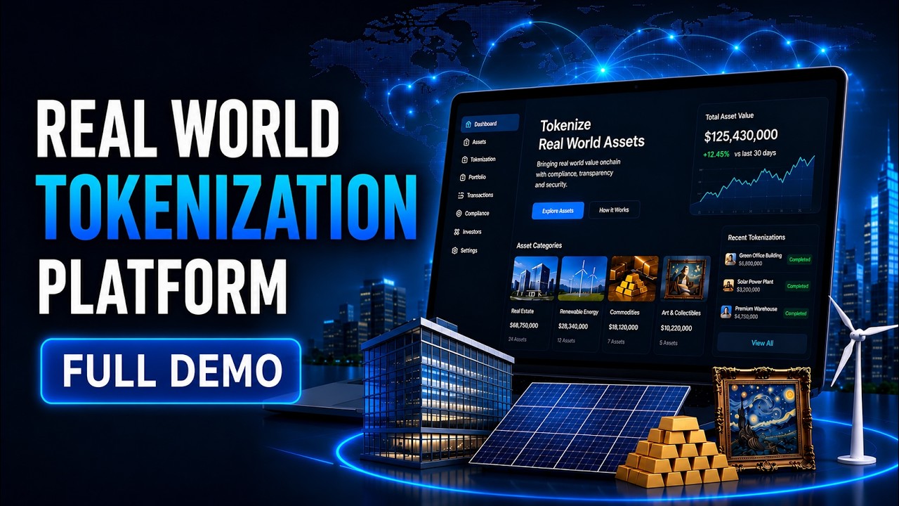 Real World Tokenization Platform Full  Demo | Coinsclone | Tokenize Real World Assets | RWA