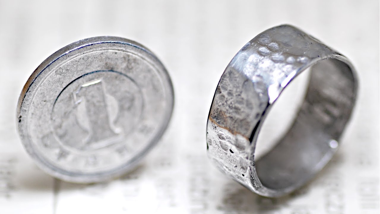 アルミホイルから指輪を作る！これぞ現代の錬金術！/Make a ring from aluminum foil!Modern alchemy