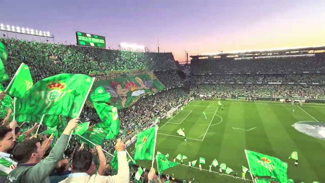 Betis Sevilla espectacular mi afición antes del derbi