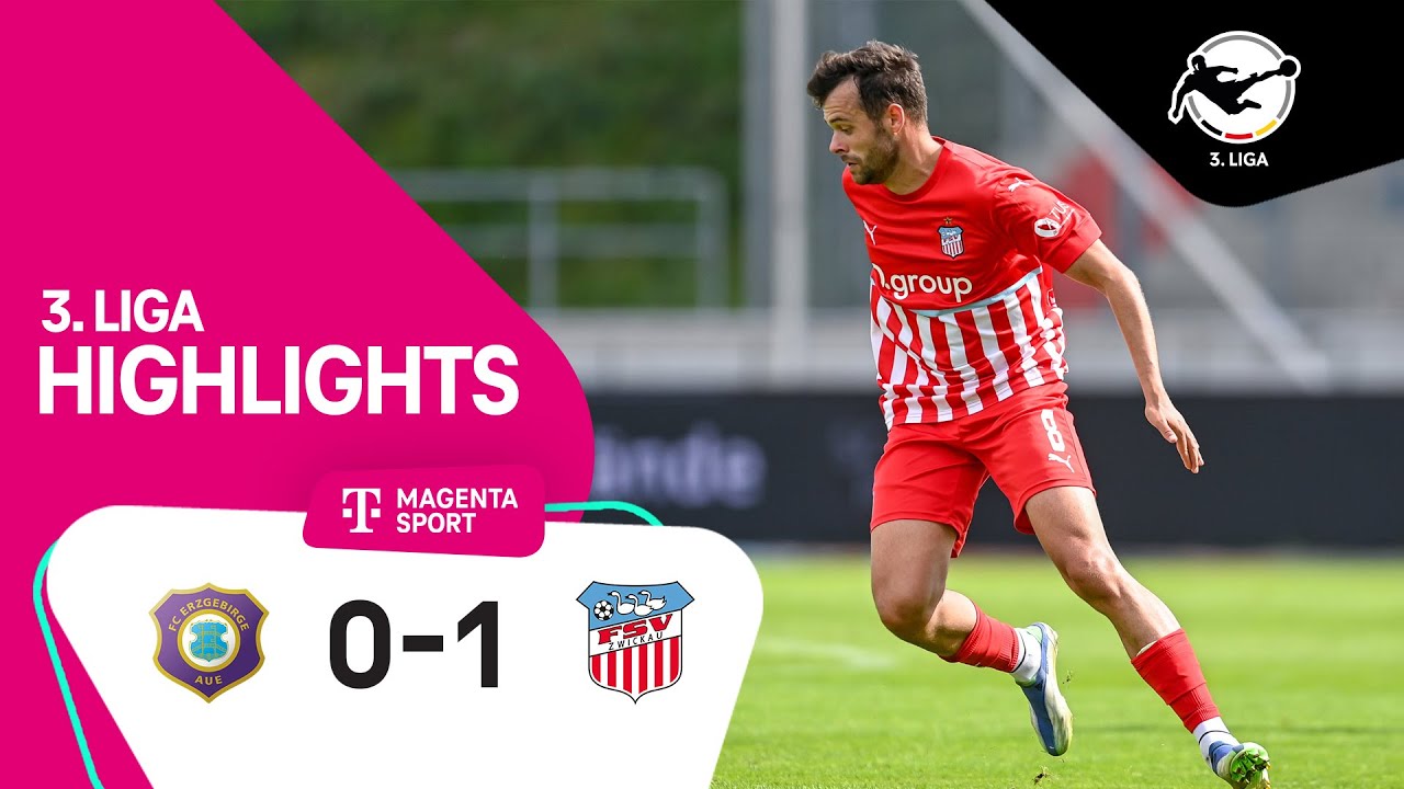 FC Erzgebirge Aue - FSV Zwickau | Highlights 3. Liga 22/23