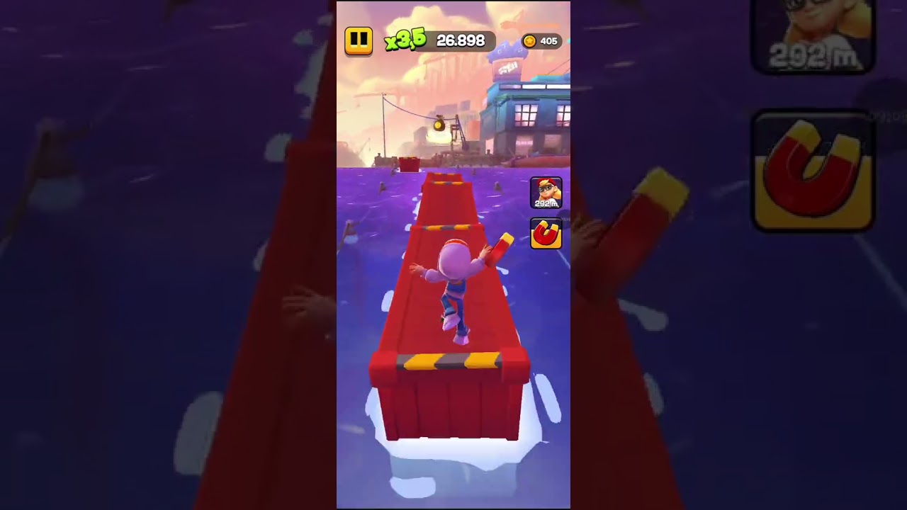 Jogando Subway surfers City!