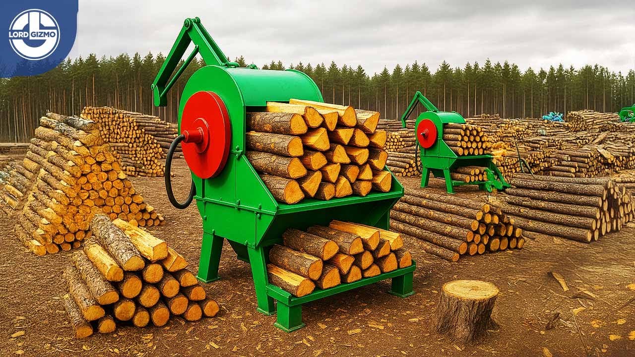 Next Level Wood Cutting: The Fastest Firewood Processing Machines Ever Made