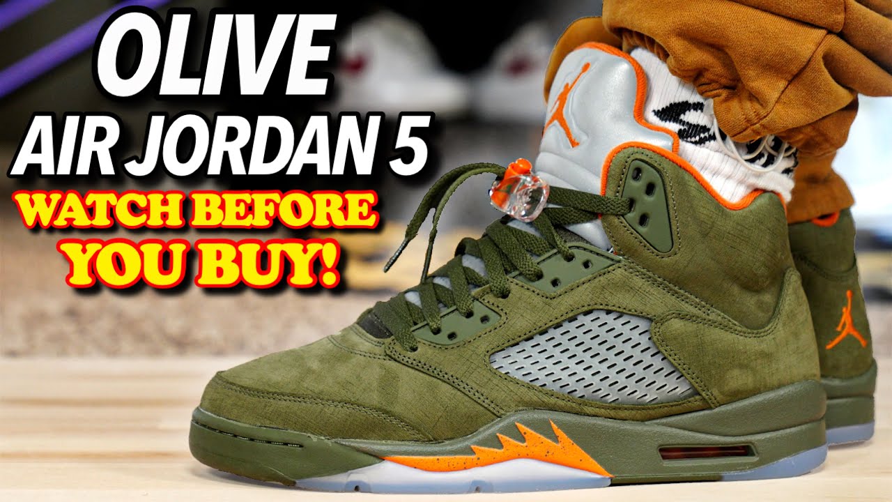 We Have A Problem…Air Jordan 5 Olive ON FEET REVIEW! WATCH BEFORE YOU BUY! (2024 OLIVE 5)