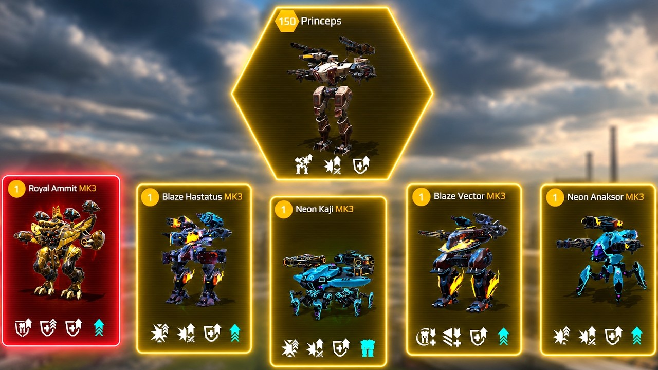 The Best Tank Ammit Build! War Robots Gameplay 🤖